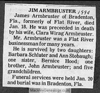 Obituary-ARMBRUSTER James E