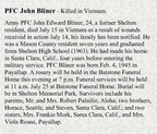 Obituary-BLINER John Edward