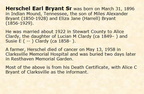 Obituary-BRYANT Hershel Earl