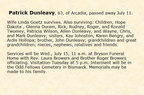 Obituary-DUNLEAVY Patrick Allon