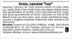 Obituary-GROSS Leavean (Barton)
