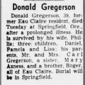 Obituary-GREGERSON Donald Carl