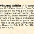 Obituary-GRIFFIN John Vincent