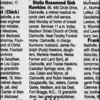 Obituary-HAWKINS Stella Rosamond (Sisk)