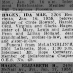 Obituary-HAGEN Ida Mae (Penn)