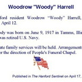Obituary-HARRELL Woodrow William