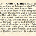 Obituary-LIANOS Anne Smith (Paton)