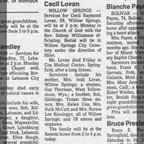 Obituary-LOVAN Cecil Raymond