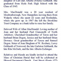 Obituary-MacDONALD Marilyn Louise (Gebhardt)