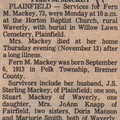 Obituary-MACKEY Fern Madeline (Annis)