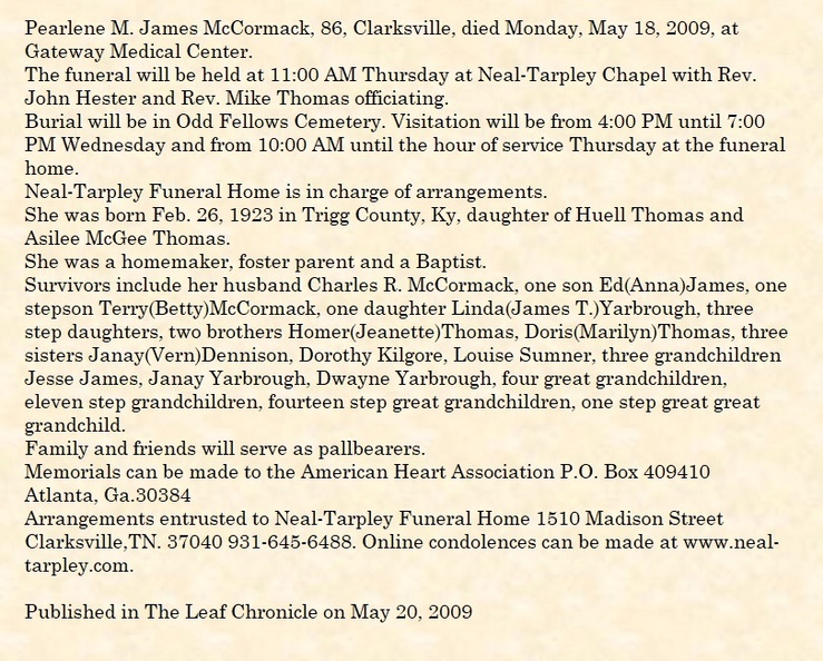 Obituary-McCORMACK Pearlene M (Thomas) James.jpg