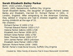 Obituary-PARKER Sarah Elizabeth (Bailey)
