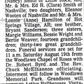 Obituary-POST Myrtle Clarisse (Sanderson) Smith