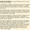 Obituary-PULLIAM Arlen Richard