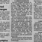 Obituary-RANDOLPH Clarence Franklin