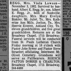 Obituary-REGG Emma Viola (Lawson)