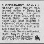 Obituary-RHODES-BARRY Donna L (Culli)