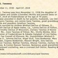 Obituary-TWOMEY Opal Lorine (Worley)