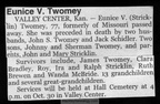 Obituary-TWOMEY Eunice Virgie Velle (Stricklin)