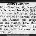 Obituary-TWOMEY John Sherman
