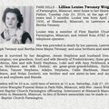 Obituary-WRIGHT Lillian Louise (Twomey)