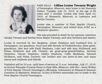 Obituary-WRIGHT Lillian Louise (Twomey)