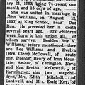 Obituary-WILLIAMS Mary Tempa Ann (Mayes)