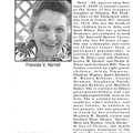Obituary-HARRELL Frances Vivian (Bliner)