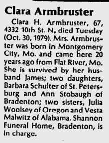 Obituary-ARMBRUSTER Clara H (Wirag).jpg