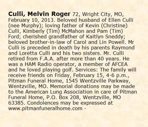 Obituary-CULLI Melvin Roger.jpg