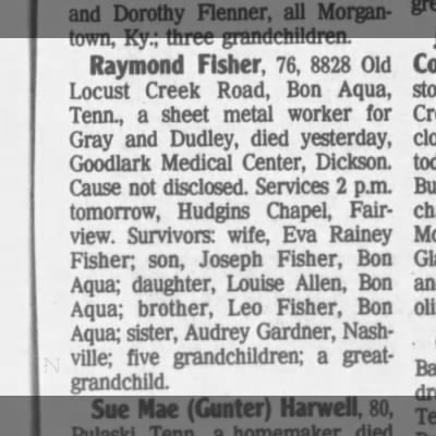 Obituary-FISHER Raymond L.jpg