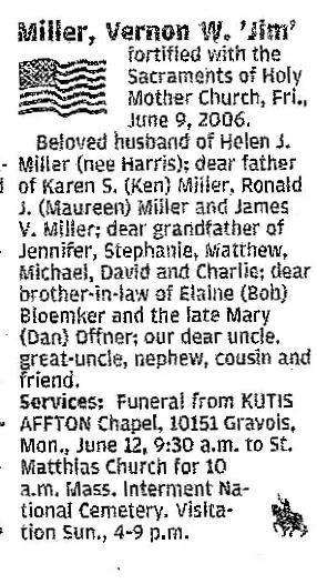 Obituary-MILLER Vernon William.jpg