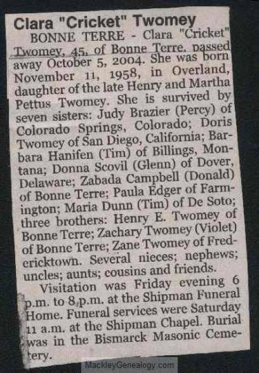 Obituary-TWOMEY Clara May.jpg