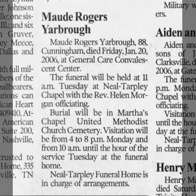 Obituary-YARBROUGH Maude (Rogers).jpg